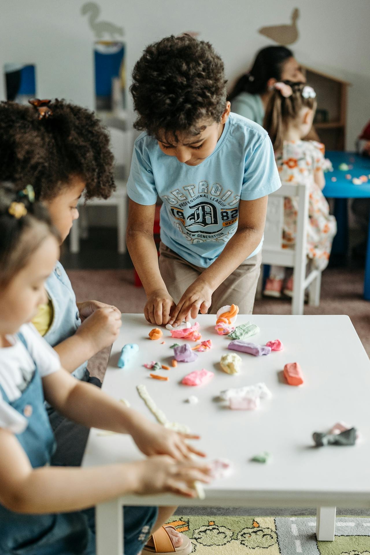 students engaging in an activity